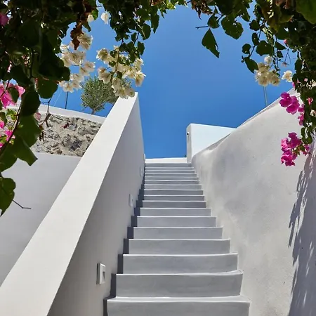Asva Harmony Caldera View-outdoor Hot Tub Oia Santorini Villa