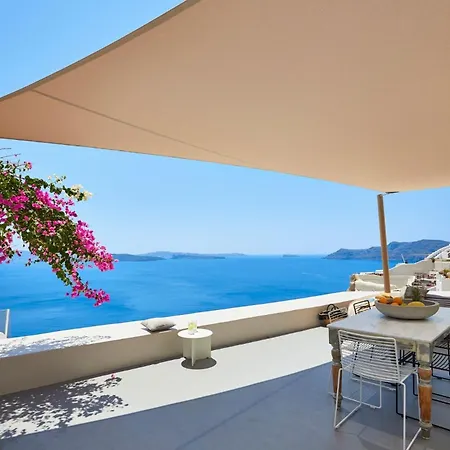 Villa Elegant Santorini House 3 Bedroom Villa Caldera View-Hottub *