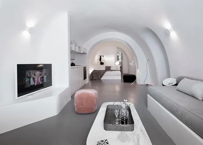 Villa Elegant Santorini House 3 Bedroom Caldera View-outdoor Hot *