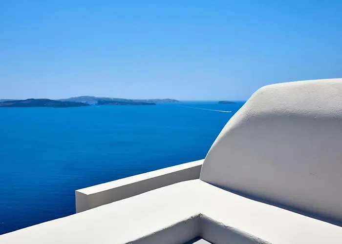 Elegant Santorini House 3 Bedroom Caldera View-outdoor Hot Villa