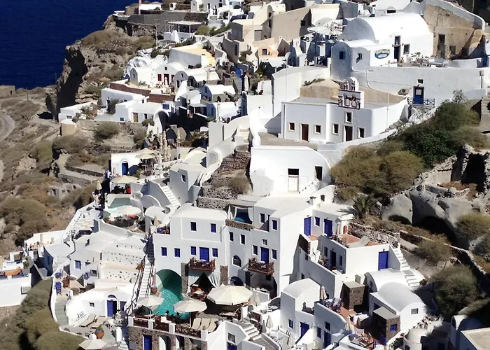 Elegant Santorini House 3 Bedroom Caldera View-outdoor Hot * Tholos (Santorini)