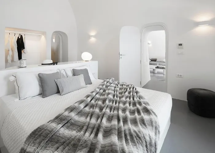 Villa Elegant Santorini House 3 Bedroom Caldera View-outdoor Hot *