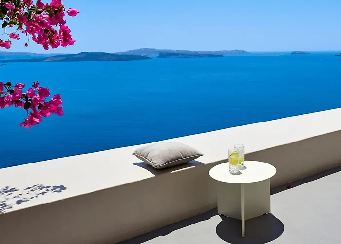 Elegant Santorini House 3 Bedroom Caldera View-outdoor Hot * Tholos (Santorini)