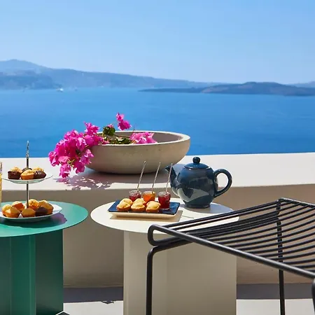 Elegant Santorini House 3 Bedroom Caldera View-outdoor Hot Villa